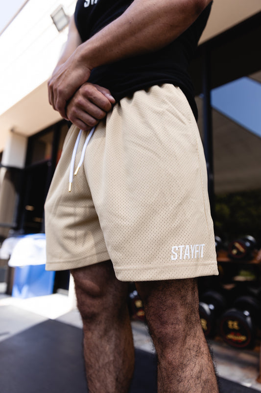 StayFit Beige Shorts