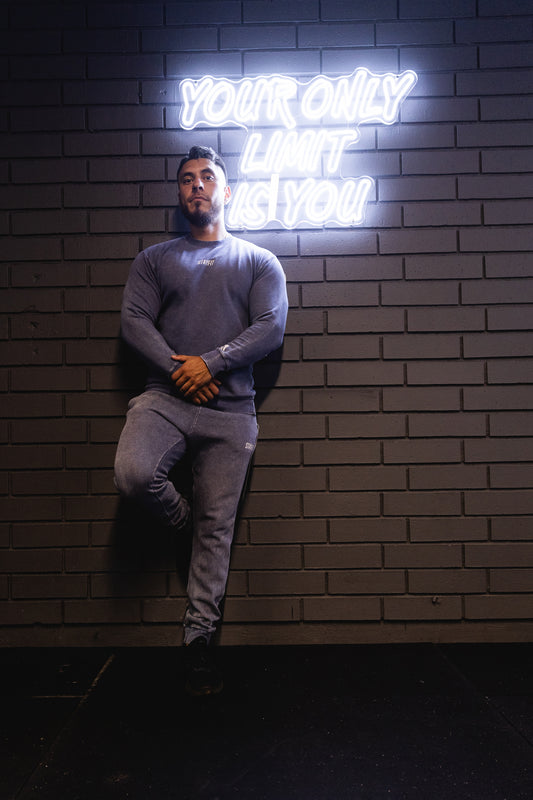 Stonewash Blue Sweats