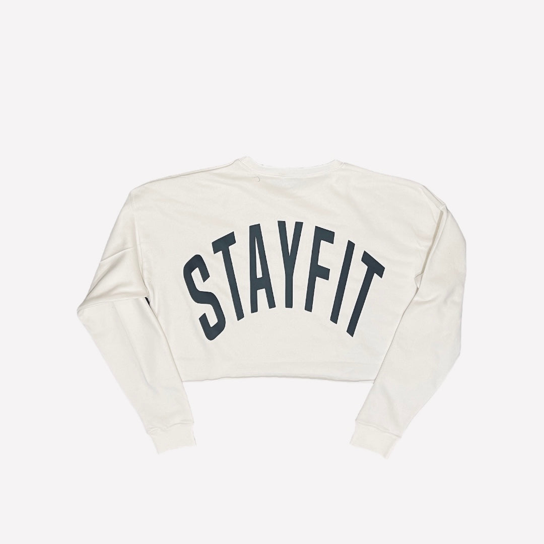 Crop Crew Neck Sweater