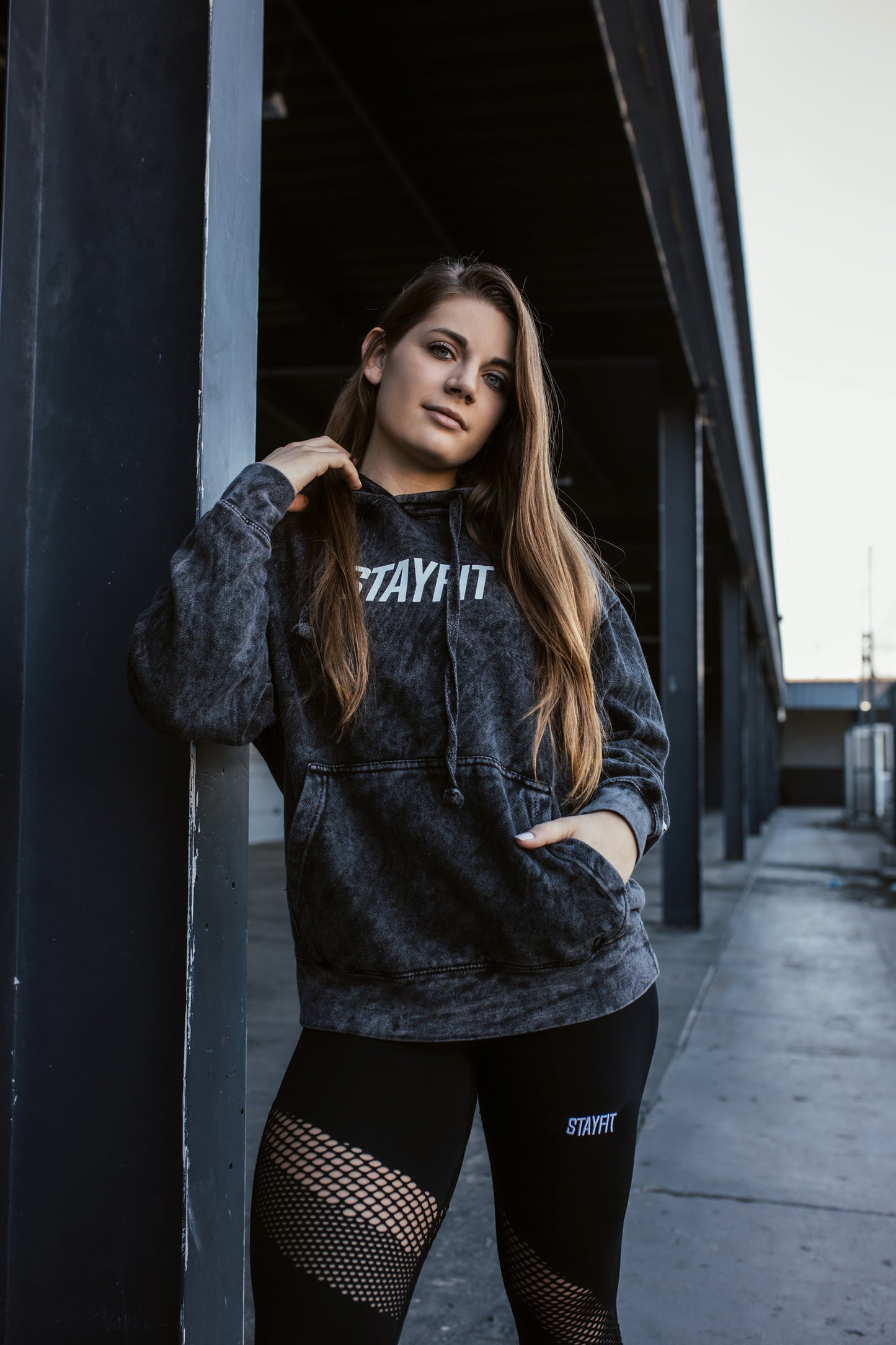 STAY FIT Wash off Hoodie