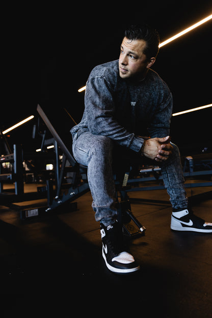 Stonewash Black Sweater