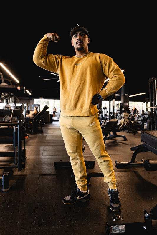 Stonewash Yellow Sweats
