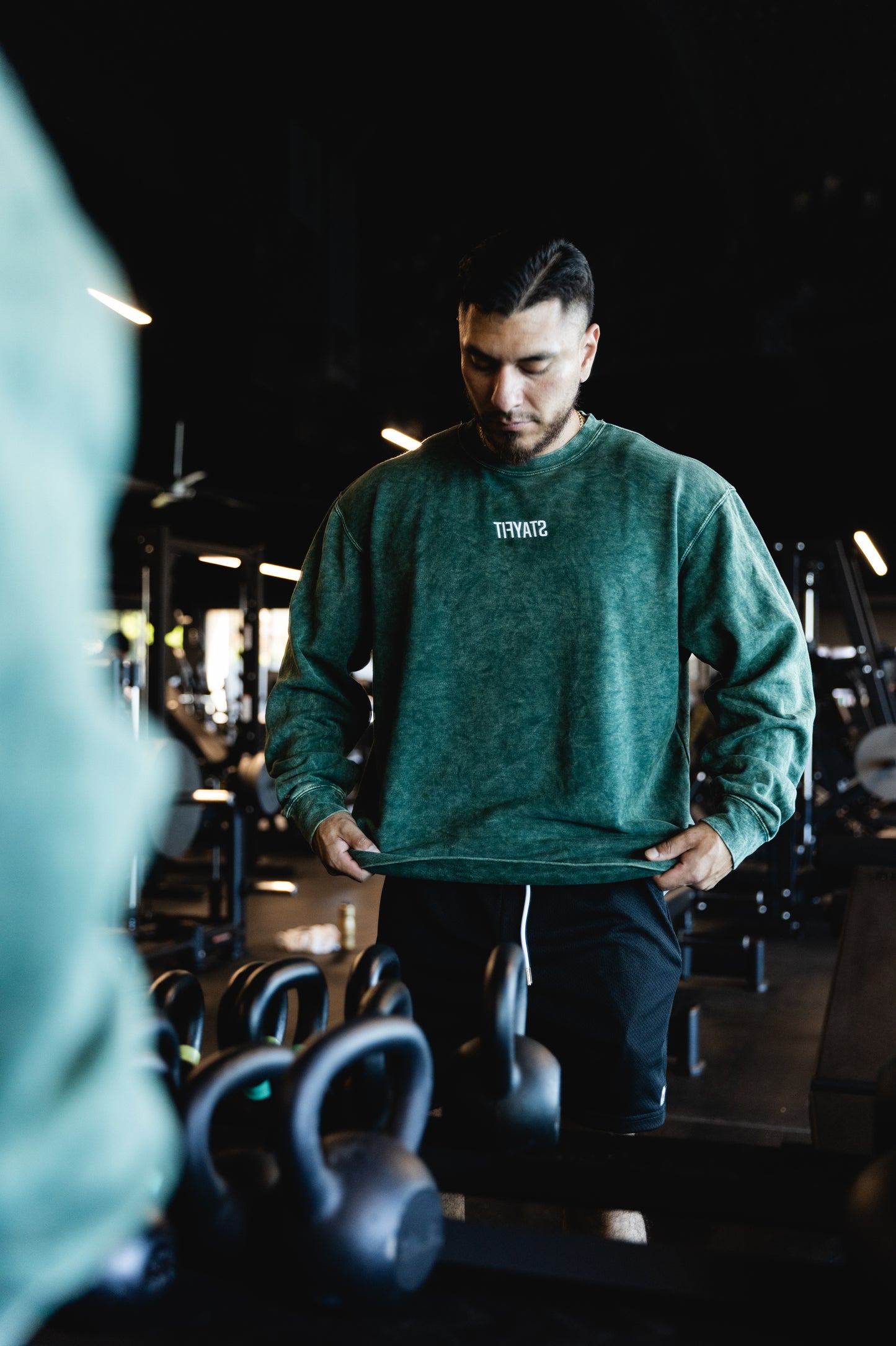 Stonewash Green Sweater