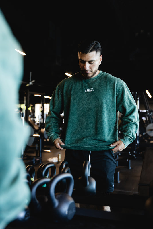 Stonewash Green Sweater